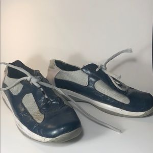 Very beat up Prada around size 8